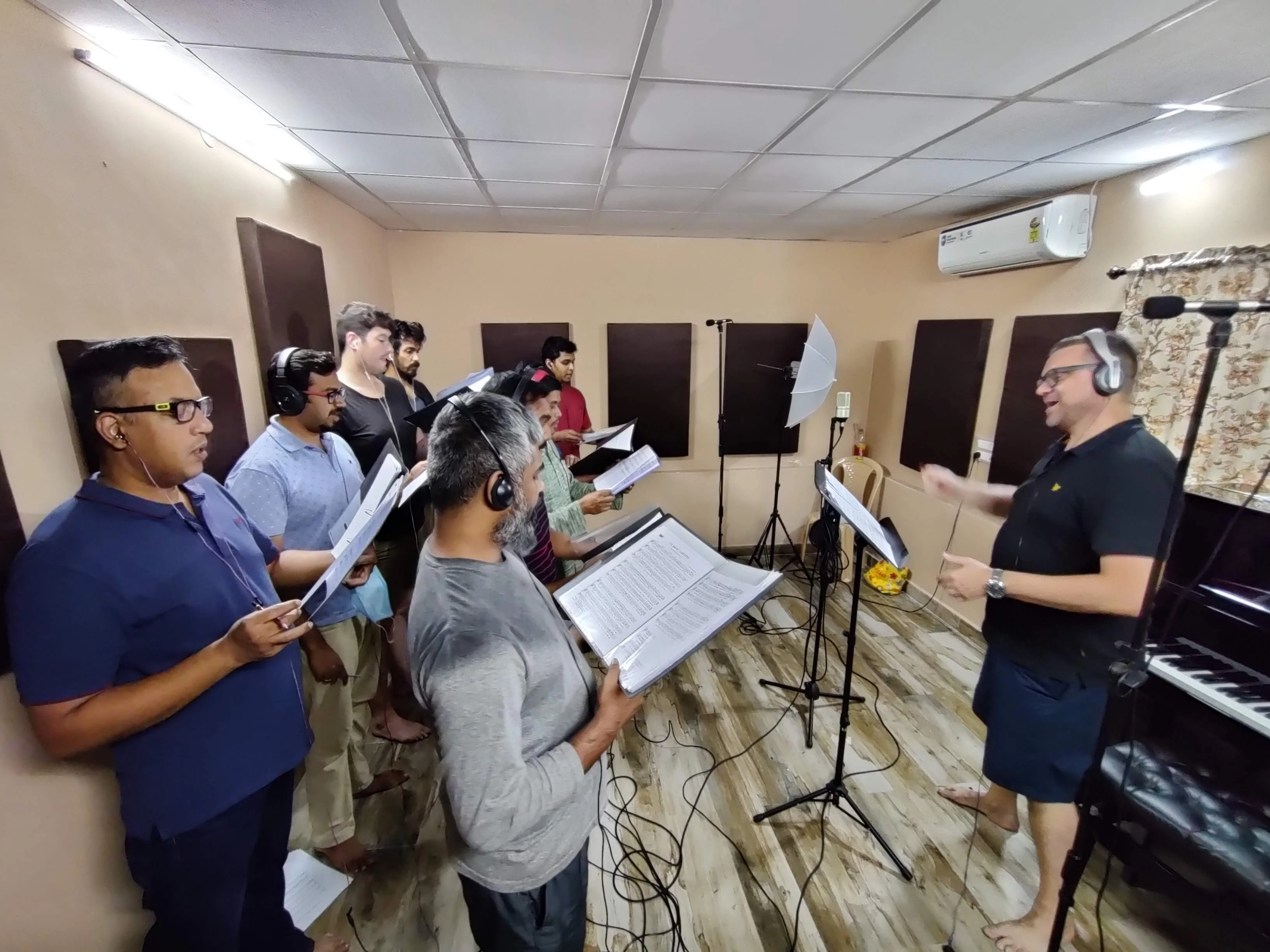 TBM guests performing at Fingersmith's Garage, Bangalore