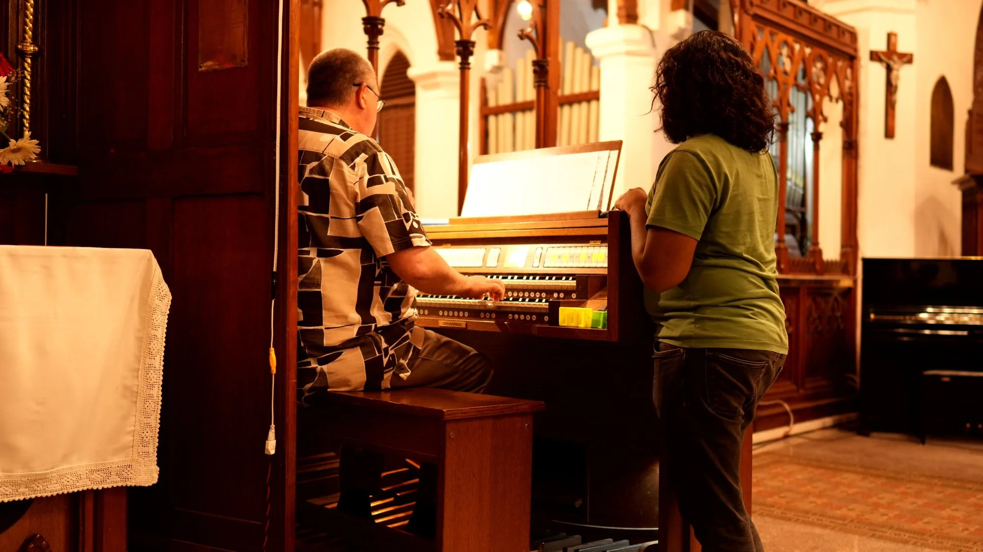 Jan Borgesson organ masterclass at Fingersmith's Garage