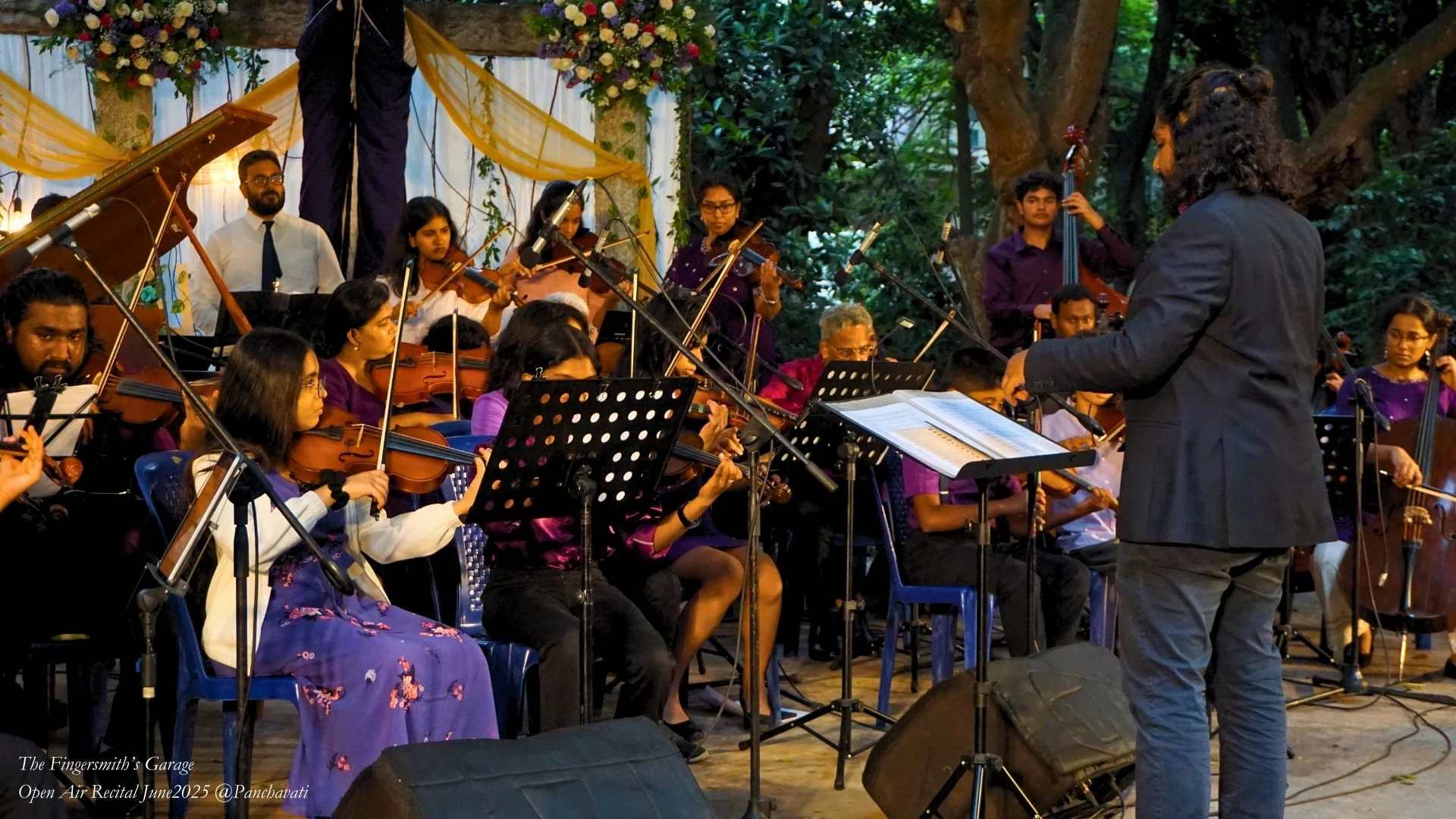 FSG full ensemble open air recital Panchavathi June 2025