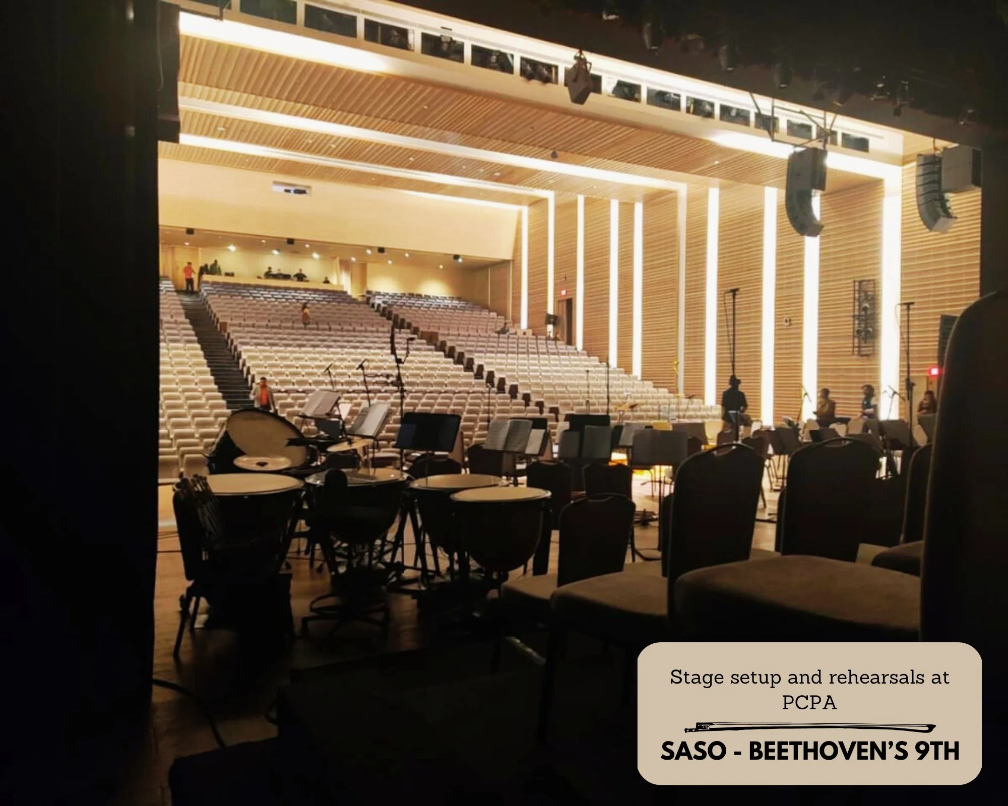 Prestige Centre for Performing Arts stage setup SASO